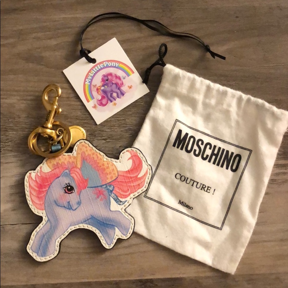 Moschino My Little Pony Canvas Keychain